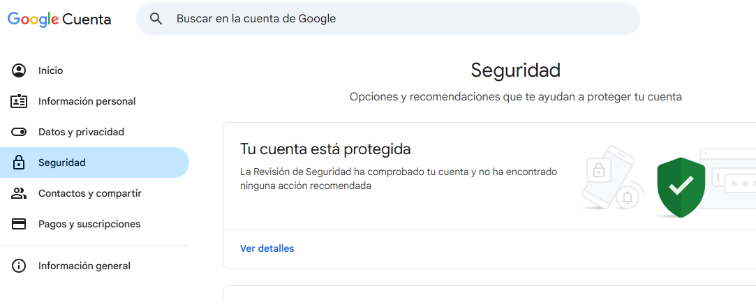 acceso a seguridad