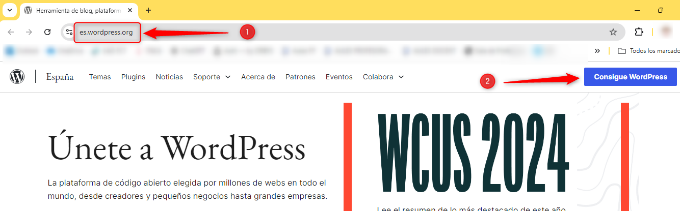 Descargar Worpress